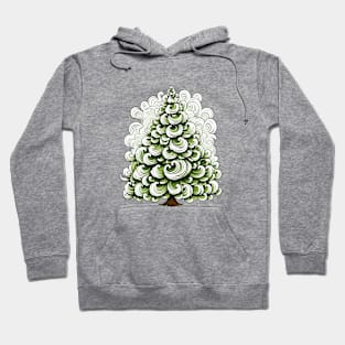 Christmas Tree Swirls Hoodie